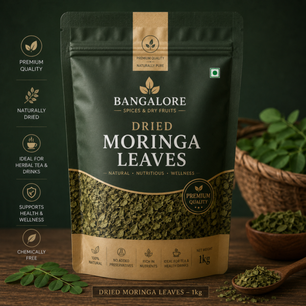 Dried Moringa Leaves - 1kg