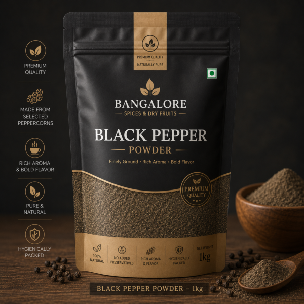 Black Pepper Powder - 1kg