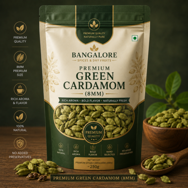Premium Green Cardamom (8mm)