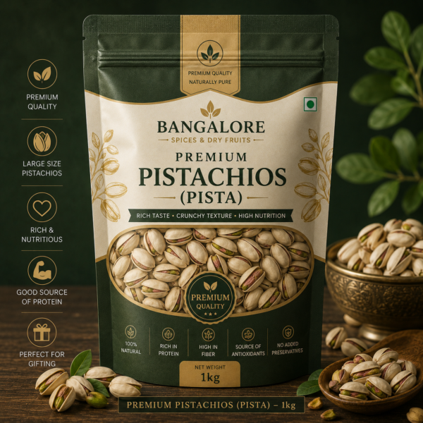 Premium Pistachios (Pista) - 1kg